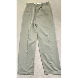 Claiborne Mens Pleated Khaki Dress Pants Size 38x30